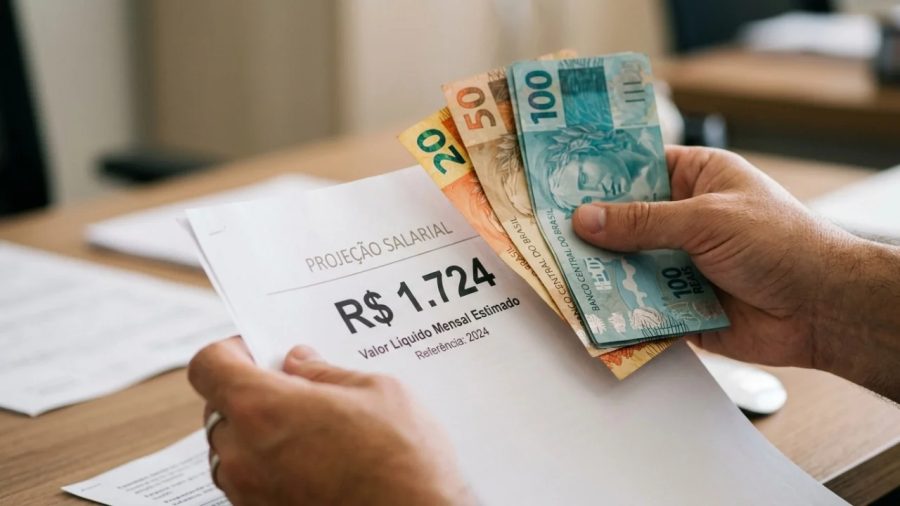 Governo propõe salário mínimo de R$ 1.717 em 2027
